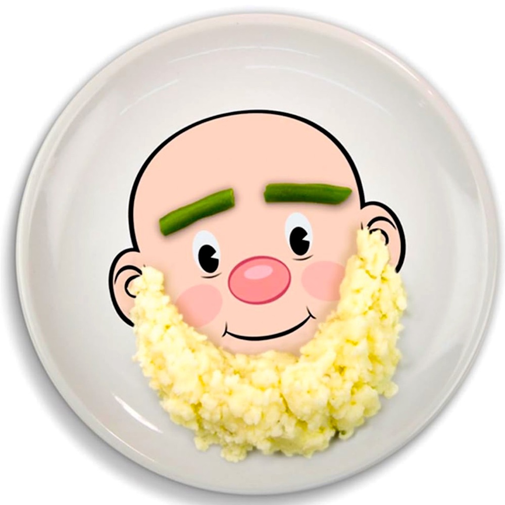 Mr. Food Face•Vintage 8.25” Plate•Happy Eaters Make Better Eaters•Gently Used🌼